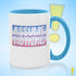 Assume Nothing Bigender Pride Flag Color Accent Mug