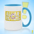 Assume Nothing Intersex Pride Flag Color Accent Mug