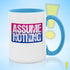Assume Nothing Bisexual Pride Flag Color Accent Mug