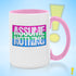 Assume Nothing Polysexual Pride Flag Color Accent Mug