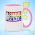 Assume Nothing LGBTQ Progress Pride Flag Color Accent Mug