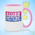 Assume Nothing Bisexual Pride Flag Color Accent Mug