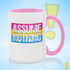 Assume Nothing Pansexual Pride Flag Color Accent Mug