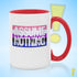 Assume Nothing Genderfluid Pride Flag Color Accent Mug