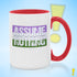 Assume Nothing Genderqueer Pride Flag Color Accent Mug