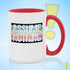 Assume Nothing Queer Pride Flag Color Accent Mug