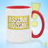 Assume Nothing Intersex Pride Flag Color Accent Mug