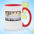 Assume Nothing Bear Pride Flag Color Accent Mug
