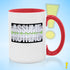 Assume Nothing Agender Pride Flag Color Accent Mug