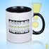 Assume Nothing Agender Pride Flag Color Accent Mug