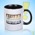 Assume Nothing Bear Pride Flag Color Accent Mug