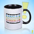 Assume Nothing Queer Pride Flag Color Accent Mug