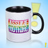 Assume Nothing Original LGBTQ Pride Flag Color Accent Mug
