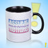 Assume Nothing Bigender Pride Flag Color Accent Mug