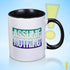 Assume Nothing Gay Male Pride Flag Color Accent Mug