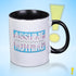 Assume Nothing Transgender Trans Pride Flag Color Accent Mug