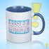 Assume Nothing Transgender Trans Pride Flag Color Accent Mug