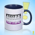 Assume Nothing Asexual Pride Flag Color Accent Mug