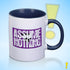 Assume Nothing Lesbian Labrys Pride Flag Color Accent Mug