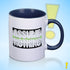 Assume Nothing Agender Pride Flag Color Accent Mug