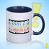 Assume Nothing Queer Pride Flag Color Accent Mug