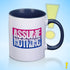 Assume Nothing Bisexual Pride Flag Color Accent Mug