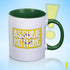 Assume Nothing Intersex Pride Flag Color Accent Mug