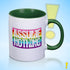 Assume Nothing Original LGBTQ Pride Flag Color Accent Mug