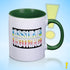 Assume Nothing Queer Pride Flag Color Accent Mug