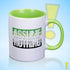 Assume Nothing Aromantic Aro Pride Flag Color Accent Mug