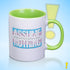 Assume Nothing Transgender Trans Pride Flag Color Accent Mug