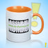 Assume Nothing Agender Pride Flag Color Accent Mug