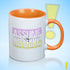 Assume Nothing Twink Pride Flag Color Accent Mug