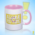 Assume Nothing Intersex Pride Flag Color Accent Mug