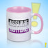 Assume Nothing Asexual Pride Flag Color Accent Mug