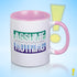 Assume Nothing Gay Male Pride Flag Color Accent Mug