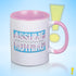 Assume Nothing Transgender Trans Pride Flag Color Accent Mug