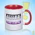 Assume Nothing Asexual Pride Flag Color Accent Mug
