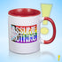 Assume Nothing LGBTQ Progress Pride Flag Color Accent Mug