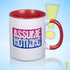 Assume Nothing Bisexual Pride Flag Color Accent Mug