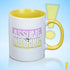 Assume Nothing Twink Pride Flag Color Accent Mug