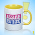 Assume Nothing Bisexual Pride Flag Color Accent Mug