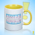 Assume Nothing Transgender Trans Pride Flag Color Accent Mug