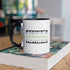 Assume Nothing Agender Pride Flag Color Accent Mug