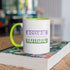 Assume Nothing Genderqueer Pride Flag Color Accent Mug