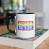 Assume Nothing Rainbow LGBTQ Pride Flag Color Accent Mug