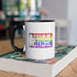 Assume Nothing LGBTQ Progress Pride Flag Color Accent Mug