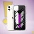 Demisexual Pride Flag Ripped Reveal Clear Case for iPhone®