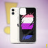 Genderfluid Pride Flag Ripped Reveal Clear Case for iPhone®
