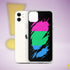 Polysexual Pride Flag Ripped Reveal Clear Case for iPhone®